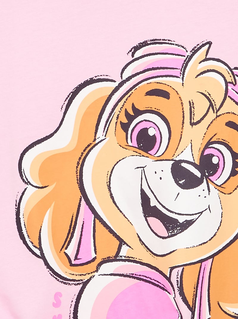 Completo short + T-shirt 'Paw Patrol' Rosa - Kiabi