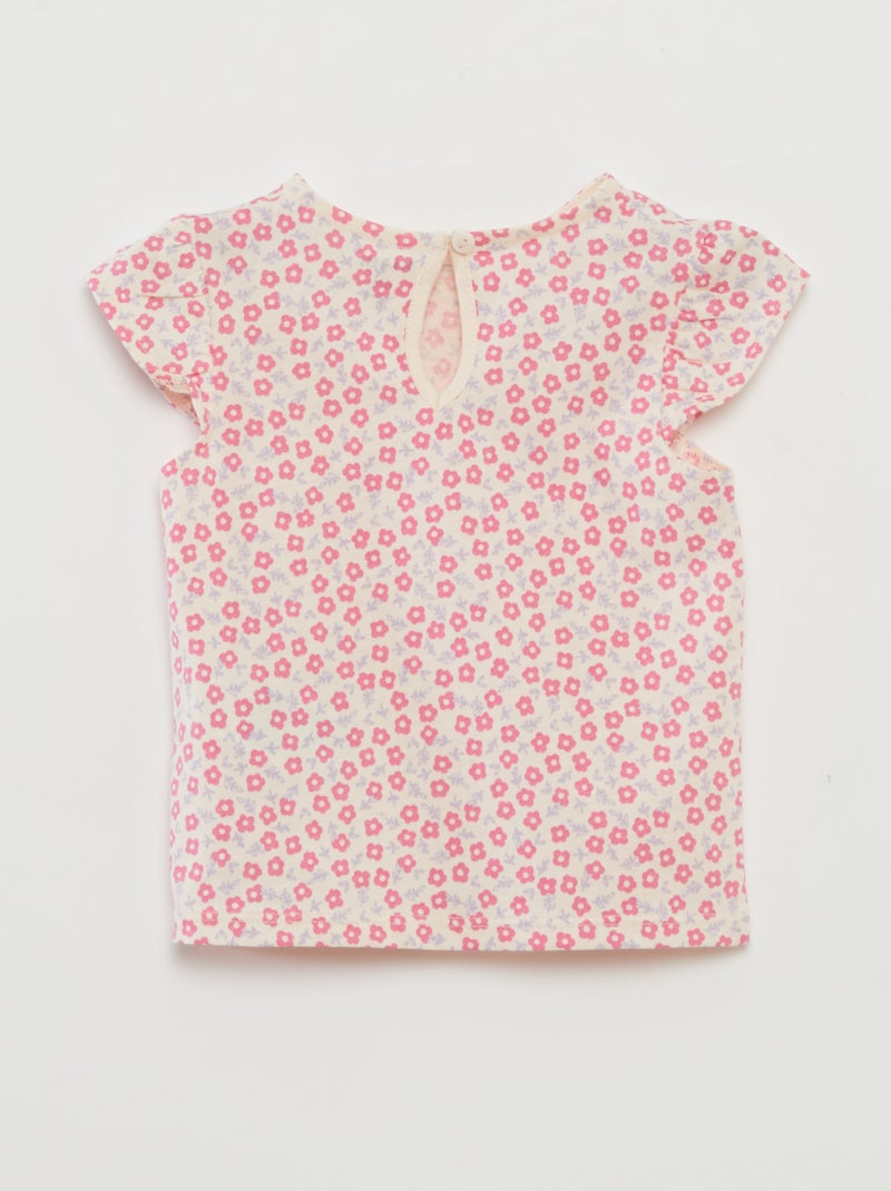 Completo Neonata 4 Pezzi In Pois – Body Maniche Lunghe Con Fiocco, Pantaloni, Cappello E Fascia, Morbido Per 0-9 Mesi - copertina