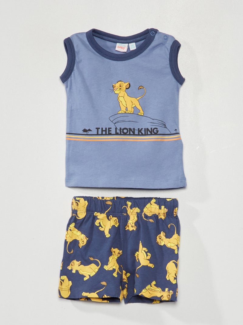 Completo shorts + t-shirt 'Disney' blu marine - Kiabi