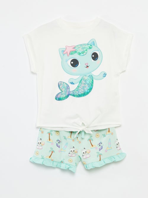 Completo shorts + t-shirt 'La casa delle bambole di Gabby' - 2 pezzi - Kiabi