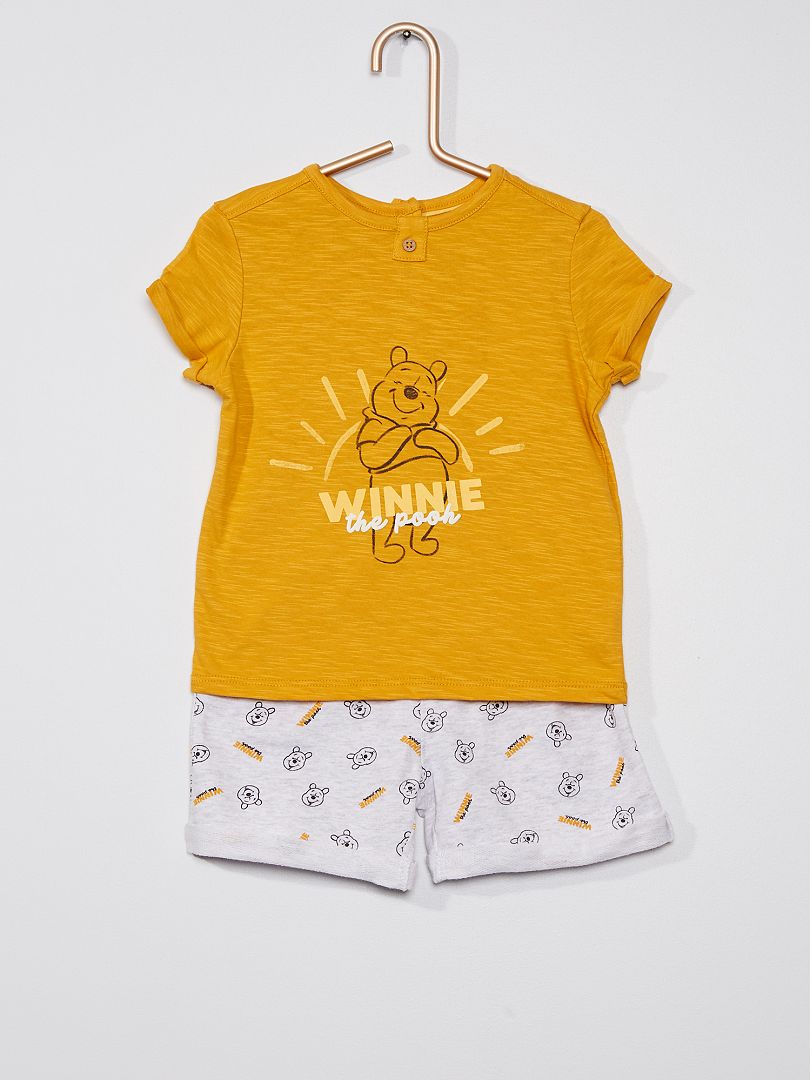 Completo shorts + t-shirt 'Winnie' 'Disney' GIALLO - Kiabi