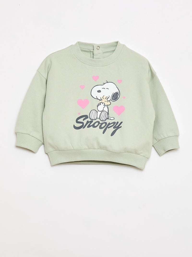 Completo 'Snoopy' 2 pezzi Felpa + leggings Blu - Kiabi