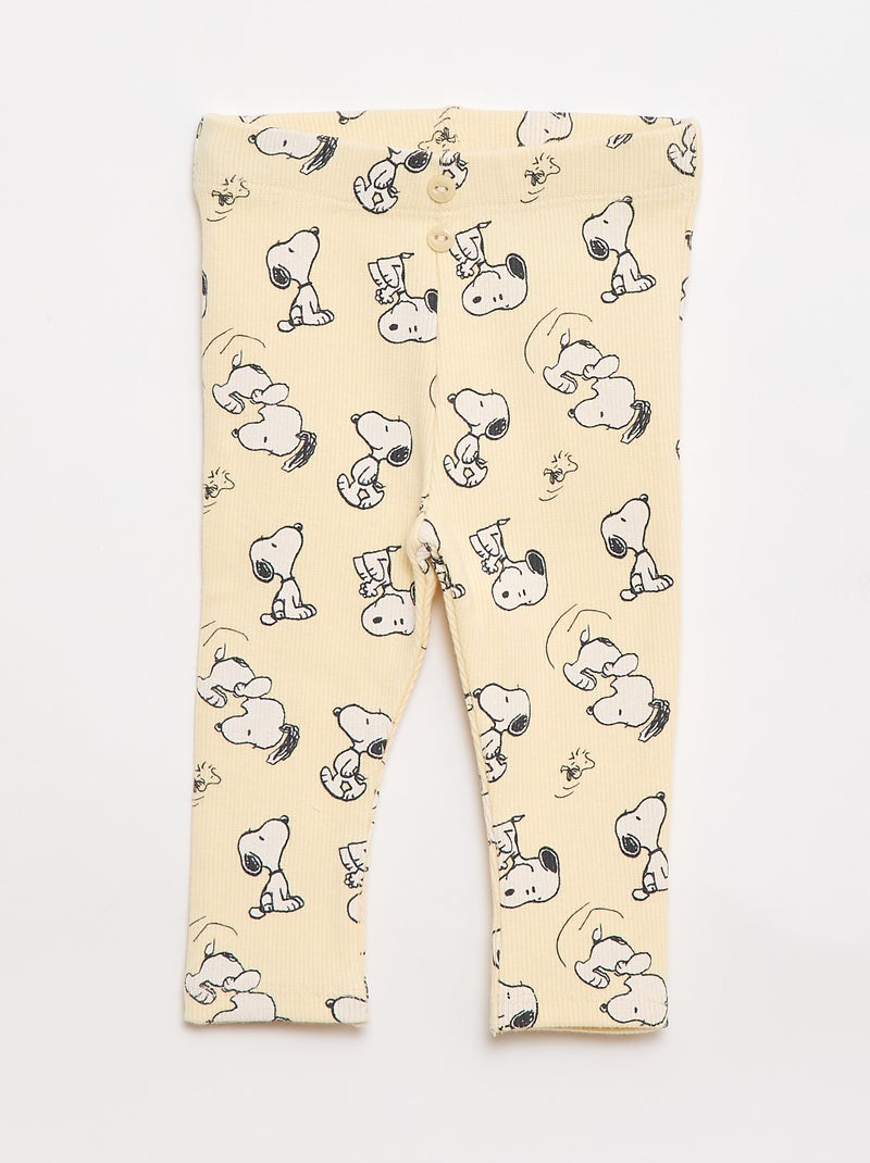 Completo 'Snoopy' 2 pezzi Felpa + leggings Blu - Kiabi