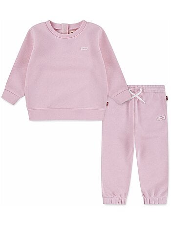 Completo sportivo a 2 pezzi composto da felpa e pantaloni da jogging - levi's kids