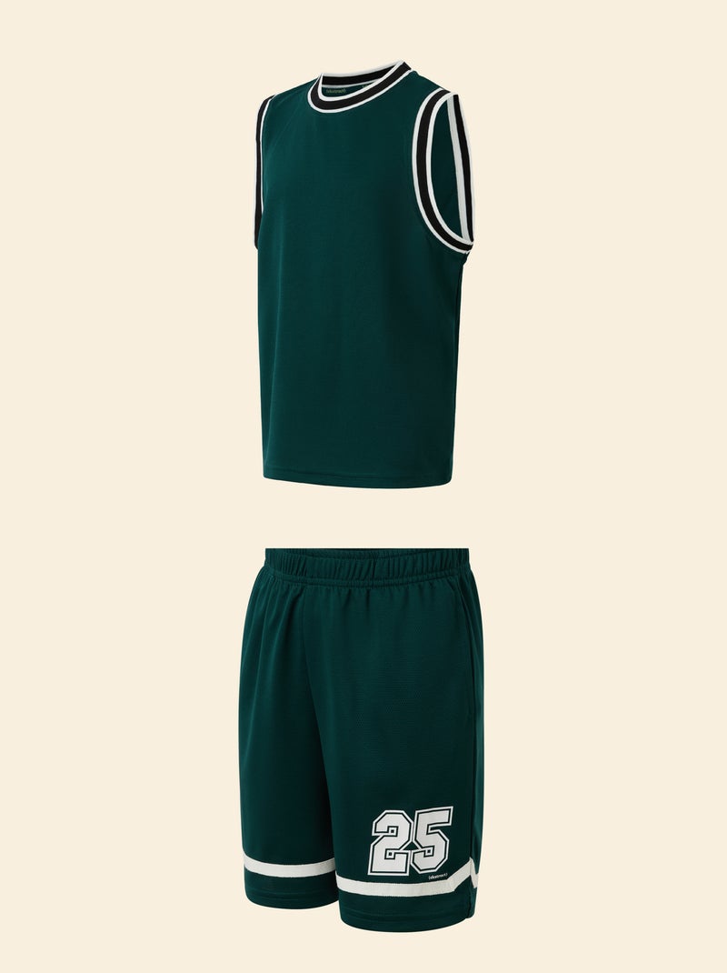 Completo sportivo canotta + pantaloncini - (ekstract) Verde - Kiabi