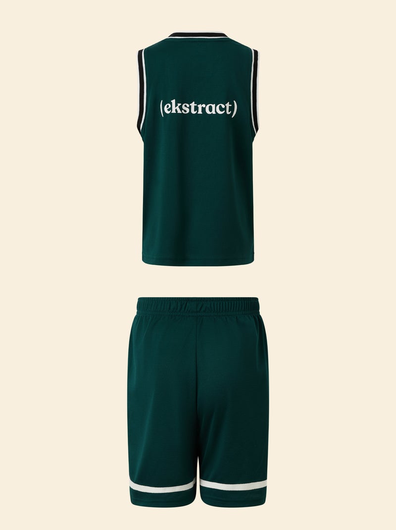 Completo sportivo canotta + pantaloncini - (ekstract) Verde - Kiabi