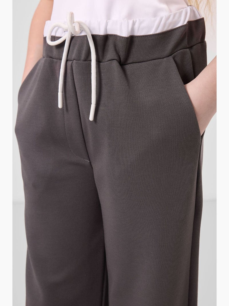 Completo sportivo in cotone e poliestere tommy Grigio nero - Kiabi