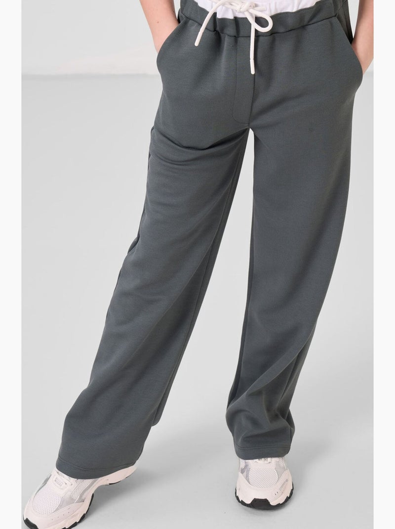 Completo sportivo in cotone e poliestere tommy Grigio scuro - Kiabi