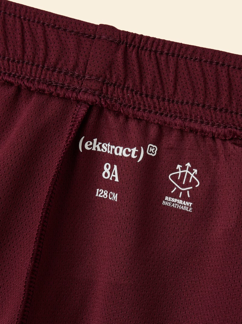 Completo sportivo t-shirt + pantaloncini - (ekstract) Rosso - Kiabi