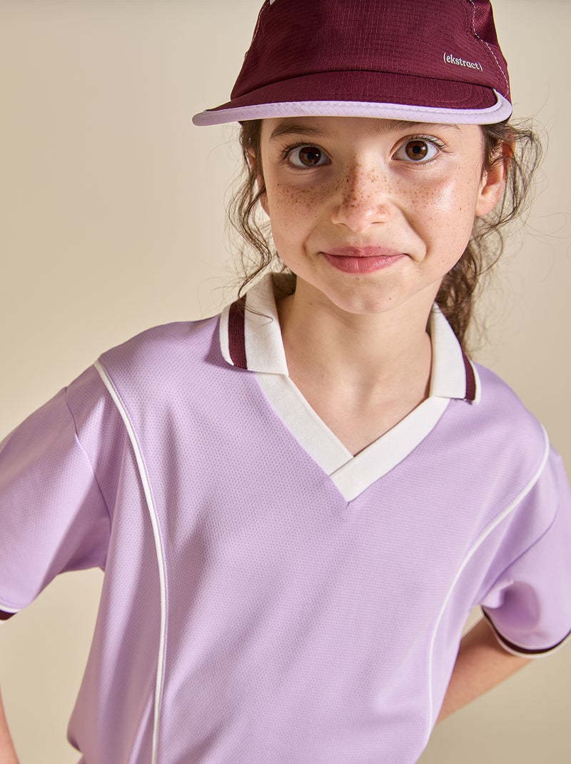 Completo sportivo t-shirt + pantaloncini - (ekstract) Viola - Kiabi