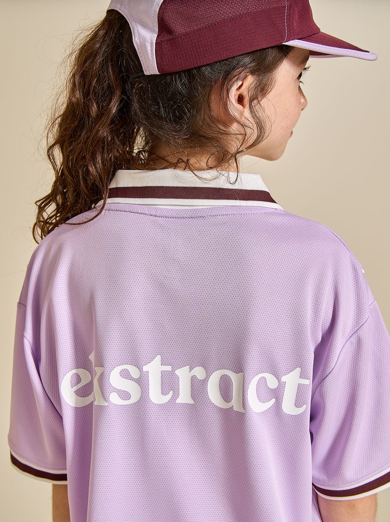 Completo sportivo t-shirt + pantaloncini - (ekstract) Viola - Kiabi