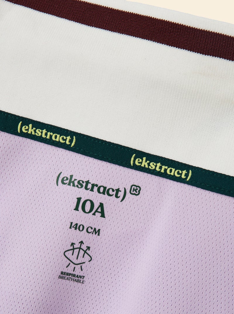 Completo sportivo t-shirt + pantaloncini - (ekstract) Viola - Kiabi