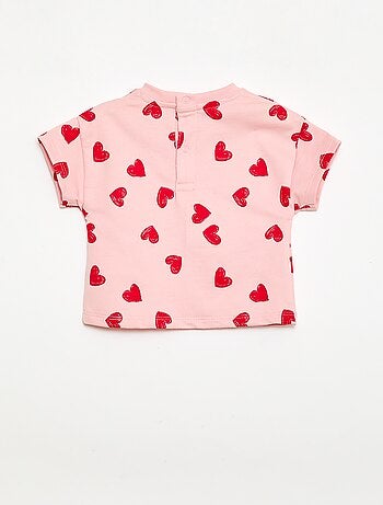 Completo stampato 2 pezzi shorts + T-shirt