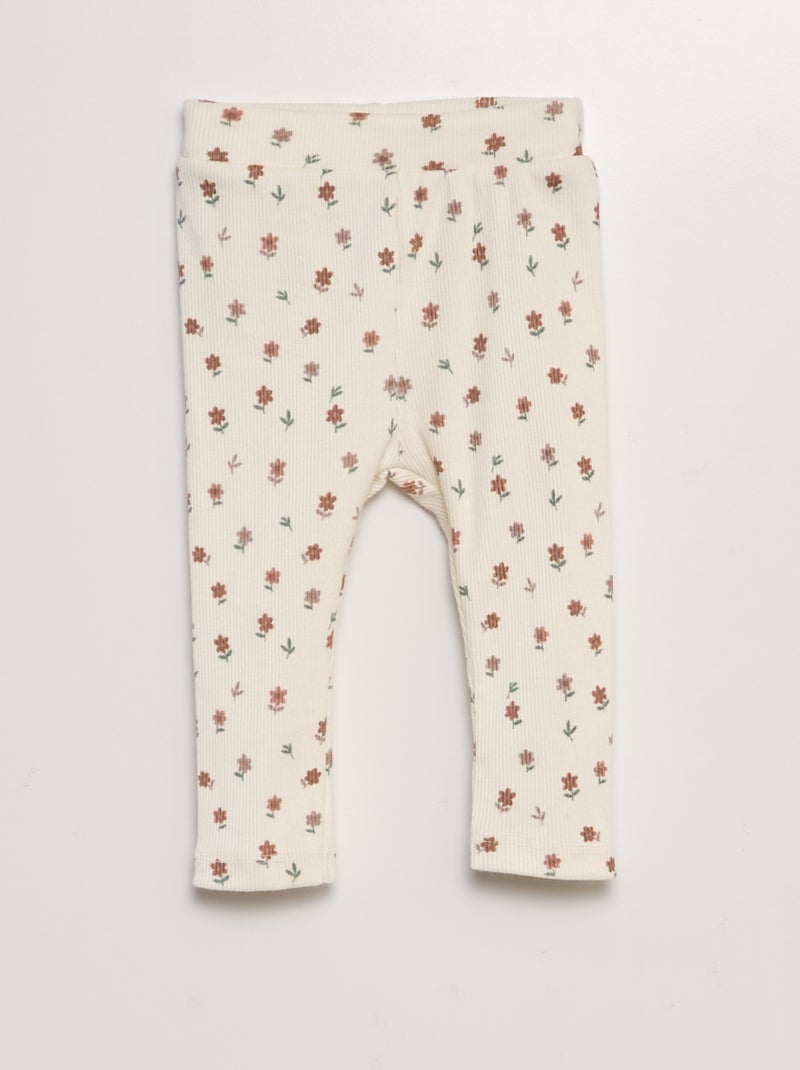 Completo stampato felpa + leggings - 2 pezzi BIANCO - Kiabi