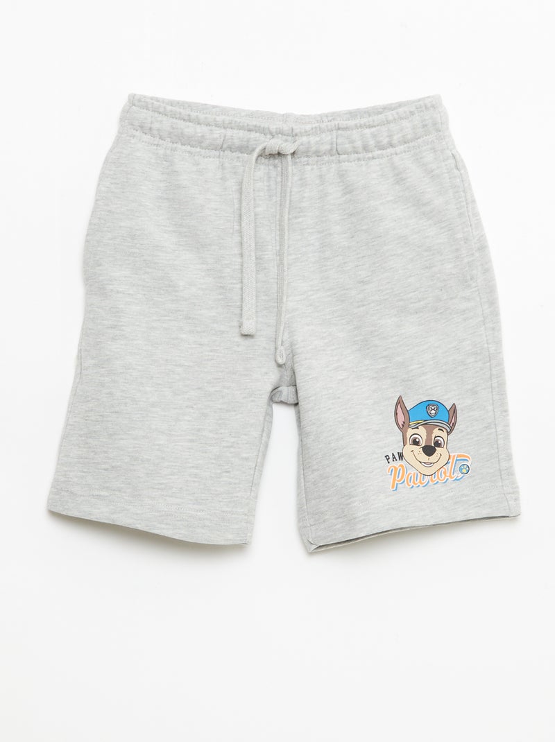 Completo stampato 'Paw Patrol' felpa + pantaloncini in cotone Grigio - Kiabi