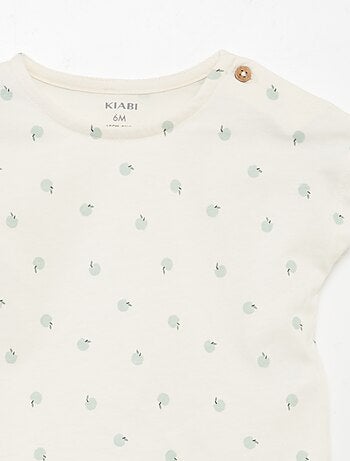 Completo stampato T-shirt + shorts - 2 pezzi