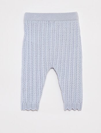 Completo t-blusa con collo fantasia + legging in tricot