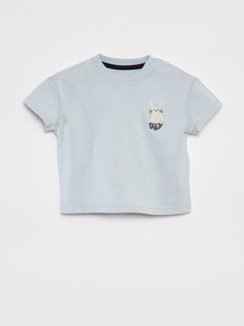 Completo t-shirt a maniche corte + pantaloni - 2 pezzi BLU - Kiabi