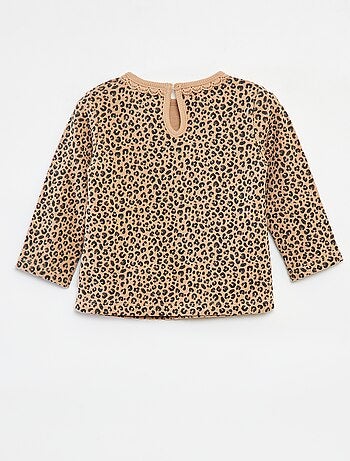 Completo t-shirt a maniche lunghe + leggings - 2 pezzi