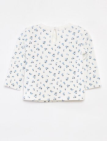 Completo t-shirt a maniche lunghe + leggings - 2 pezzi