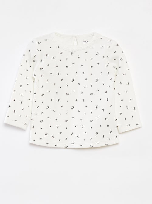 Completo t-shirt a maniche lunghe + leggings - 2 pezzi - Kiabi