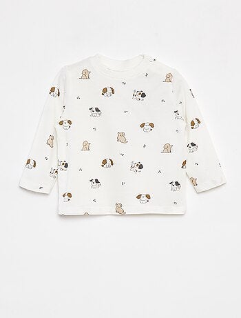 Completo t-shirt a maniche lunghe + pantaloni - 2 pezzi