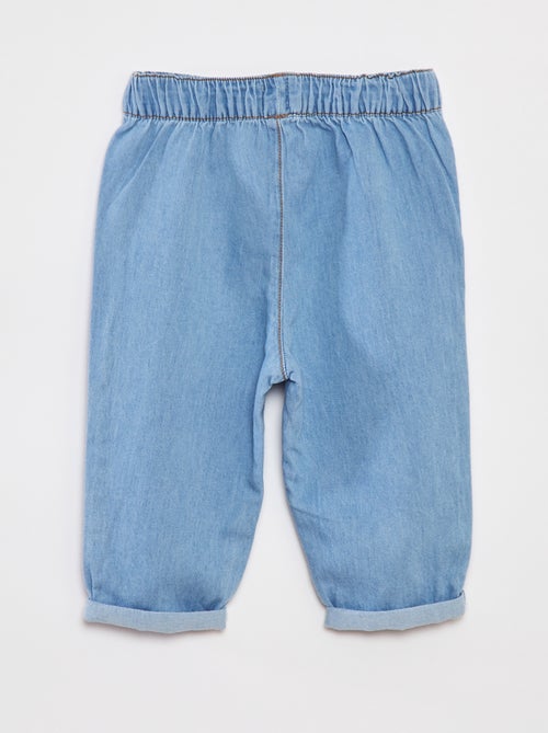 Completo t-shirt a righe + pantaloni in denim - 2 pezzi - Kiabi