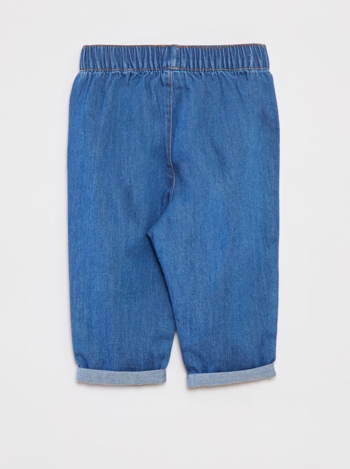 Completo t-shirt a righe + pantaloni in denim - 2 pezzi - Kiabi