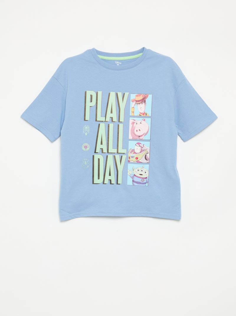 Completo T-shirt + bermuda 'Disney' - 2 pezzi Blu - Kiabi