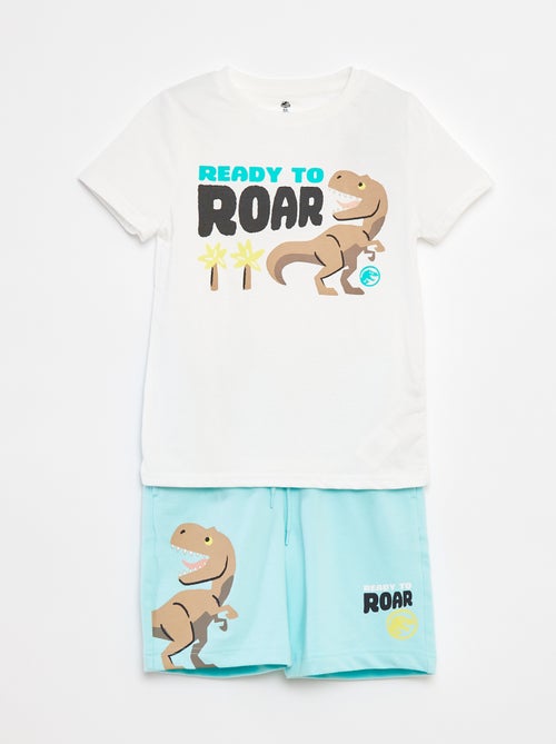 Completo t-shirt + bermuda 'Jurassic Park' - 2 pezzi - Kiabi