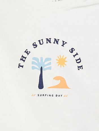 Completo t-shirt + ciclisti con stampa - Graphik Edition