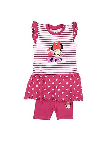 Completo t-shirt e leggings bebè bambina Minnie