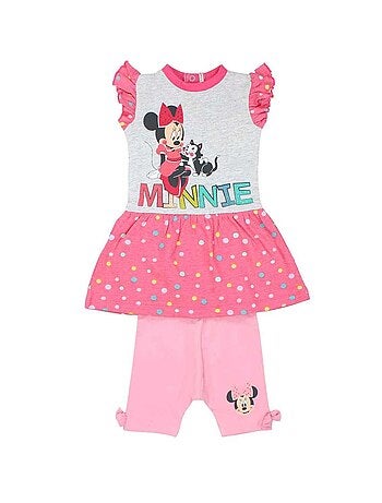 Completo t-shirt e leggings bebè bambina Minnie