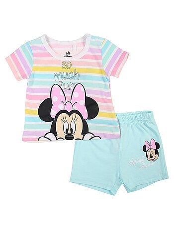 Completo t-shirt e shorts bebè bambina Minnie