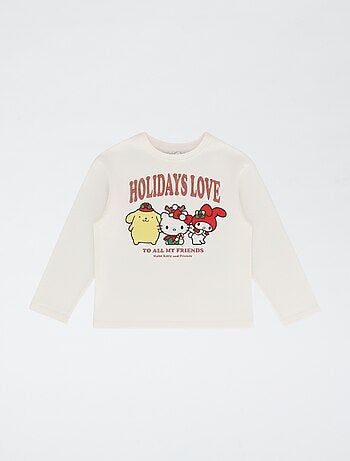 Completo t-shirt + legging svasato 'Hello Kitty' - 2 pezzi