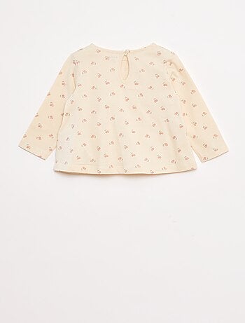 Completo t-shirt + leggings a coste - 2 pezzi