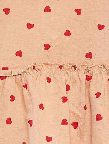 Completo t-shirt + leggings a coste - 2 pezzi