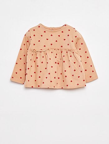 Completo t-shirt + leggings a coste - 2 pezzi