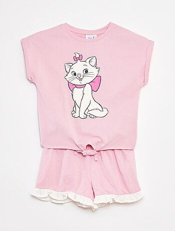Completo t-shirt lunga + shorts 'Stitch'