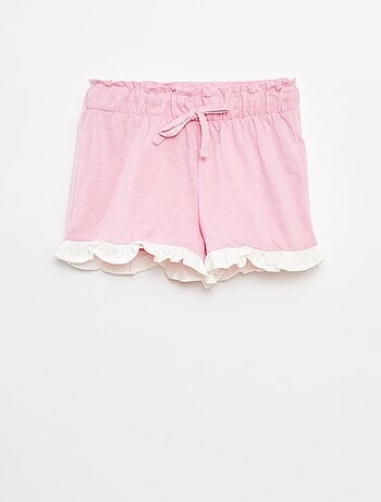 Completo t-shirt lunga + shorts 'Stitch'