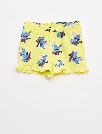 Completo t-shirt lunga + shorts 'Stitch'