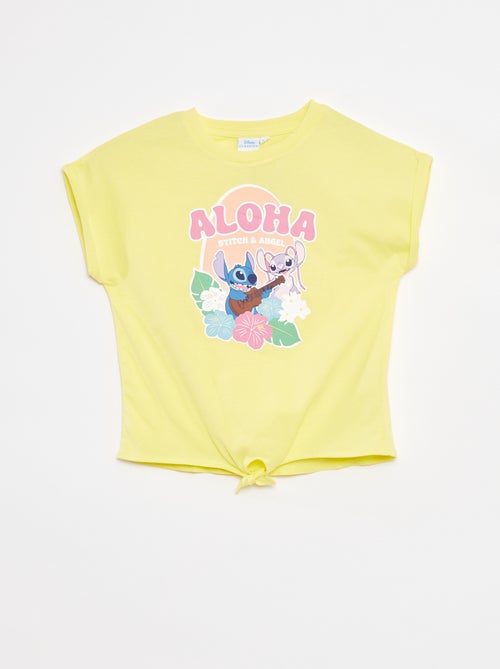 Completo t-shirt lunga + shorts 'Stitch' - Kiabi