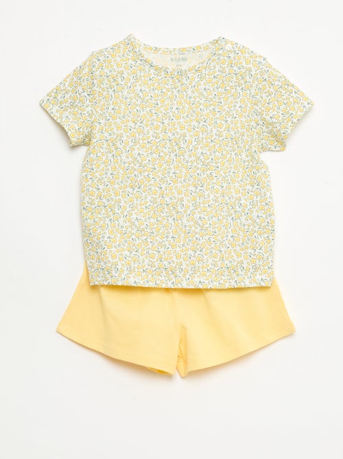 Completo t-shirt + pantaloncini all-over - Kiabi