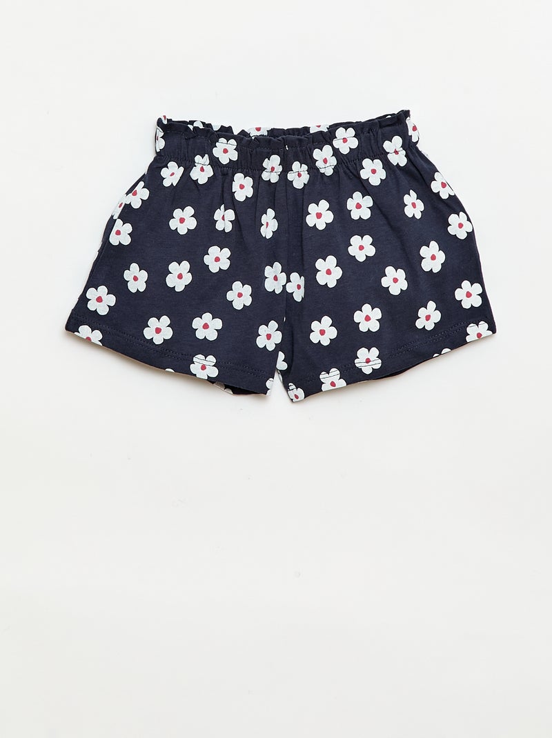 Completo t-shirt + pantaloncini all-over Bianco - Kiabi