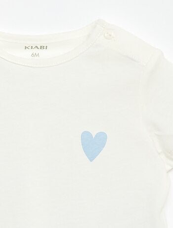 Completo t-shirt + pantaloncini all-over