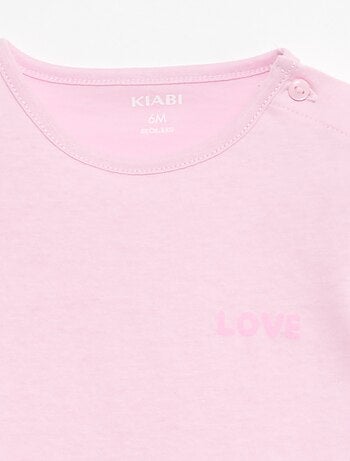 Completo t-shirt + pantaloncini all-over