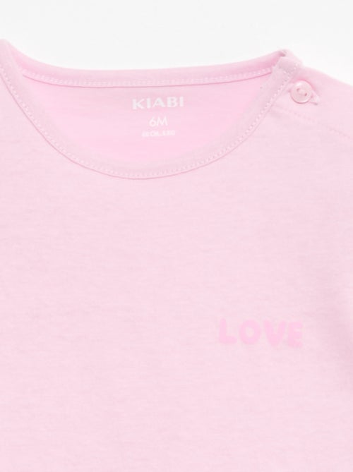 Completo t-shirt + pantaloncini all-over - Kiabi