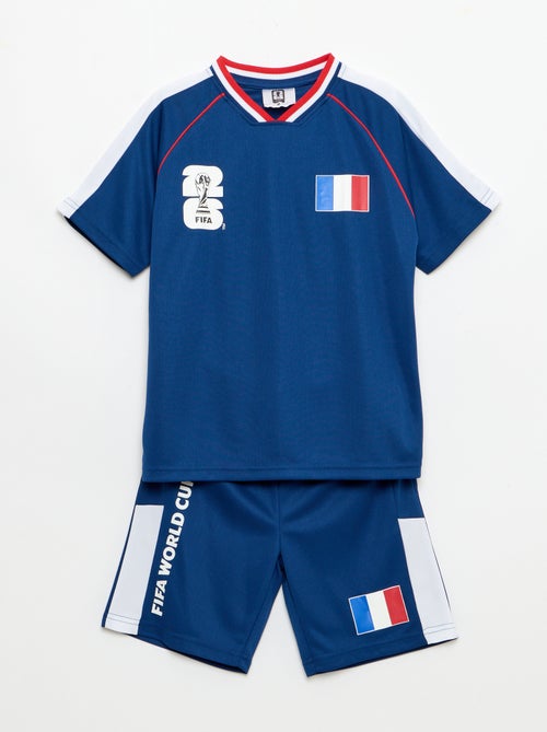 Completo t-shirt + pantaloncini con licenza ufficiale della Coppa del Mondo FIFA 26™ - Francia - Kiabi