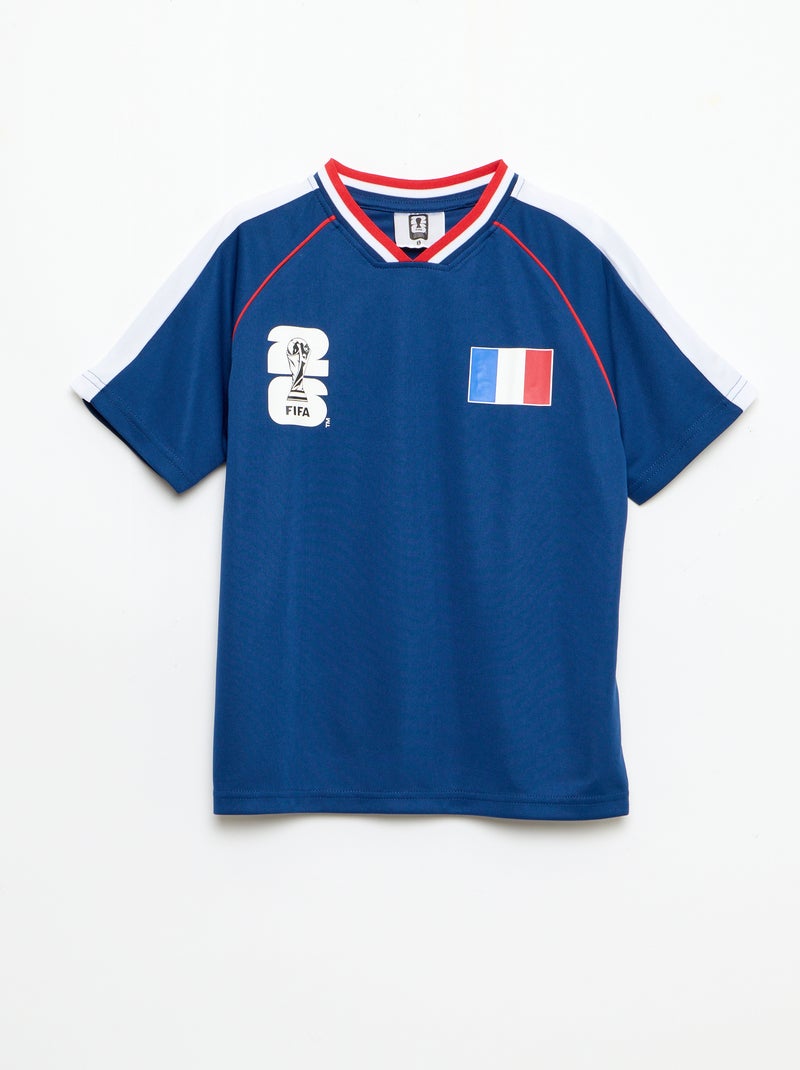 Completo t-shirt + pantaloncini con licenza ufficiale della Coppa del Mondo FIFA 26™ - Francia Blu - Kiabi