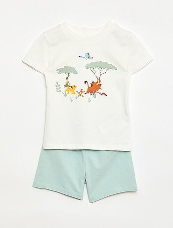 Completo t-shirt + pantaloncini 'Disney' 'Il Re Leone' - 2 pezzi